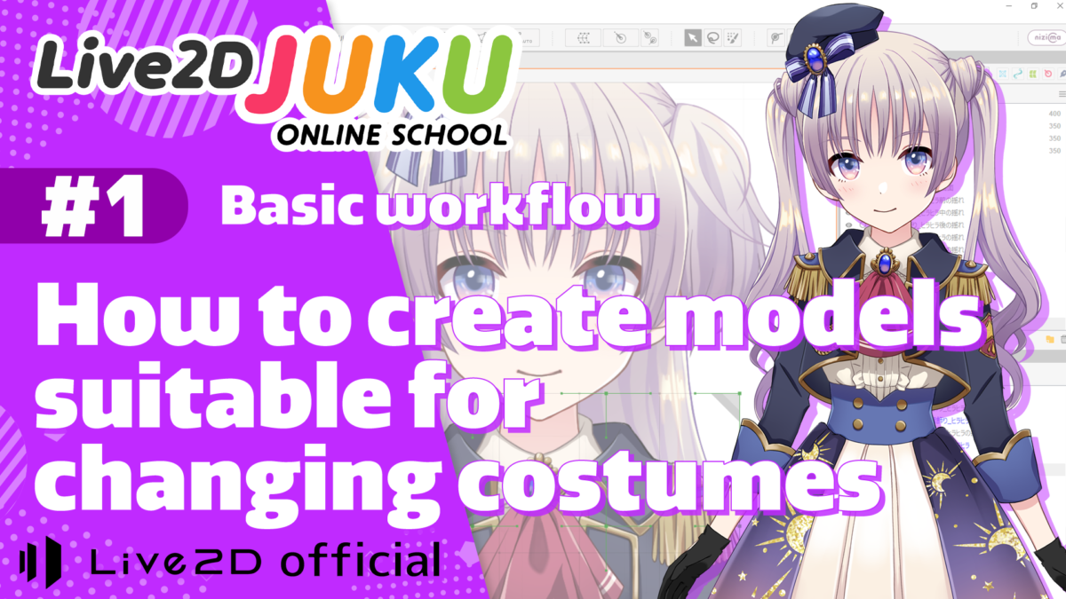 How to create models suitable for changing costumes